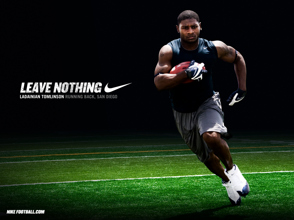 Nfl Nike Football Motivational Leave Nothing Ladainian Tomlinson