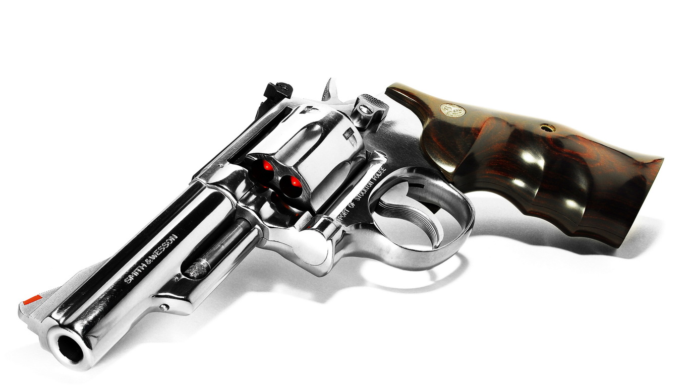 Smith Wesson Shining Revolver HD Wallpaper