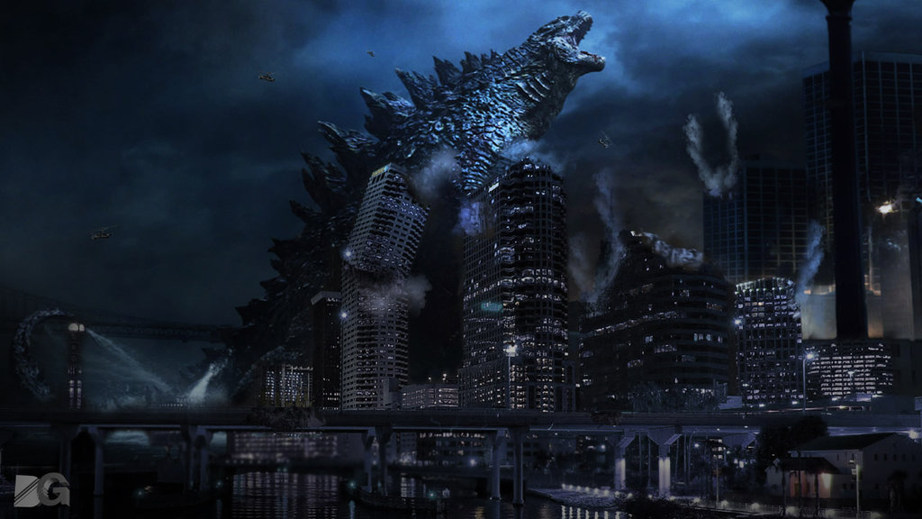 Wallpaper Godzilla by Diegodig