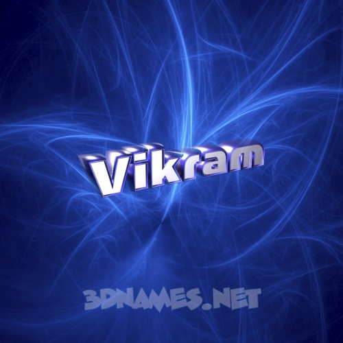  3D Name wallpaper images for the name of vikram