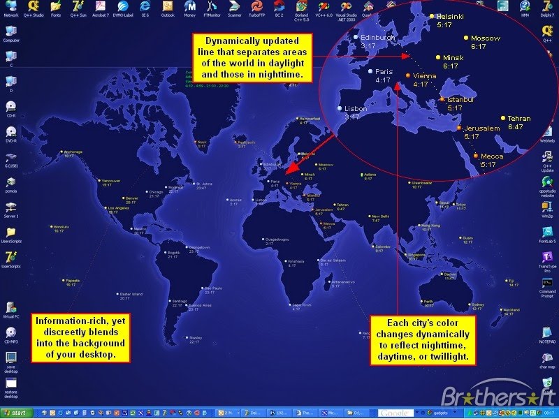 World Map Desktop Background Background