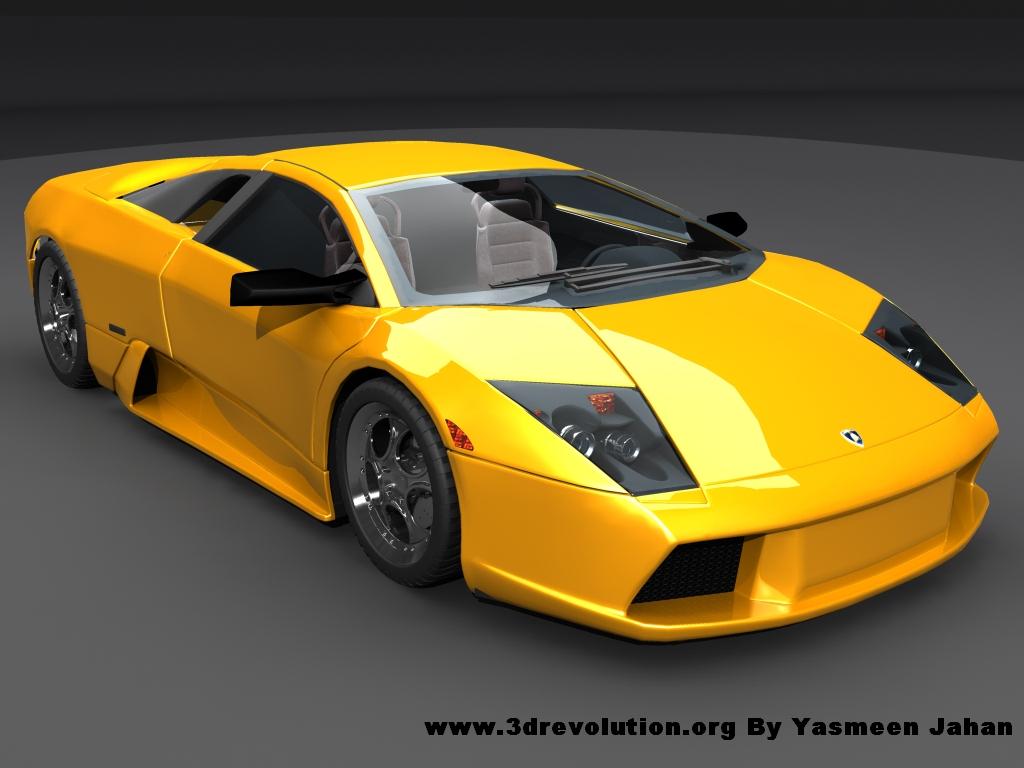 HD Wallpaper Lamborghini Yellow Murcielago Gallery