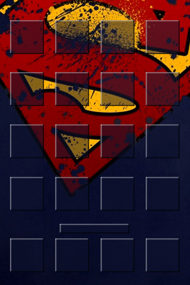 Superman Shelf Wallpaper For iPhone