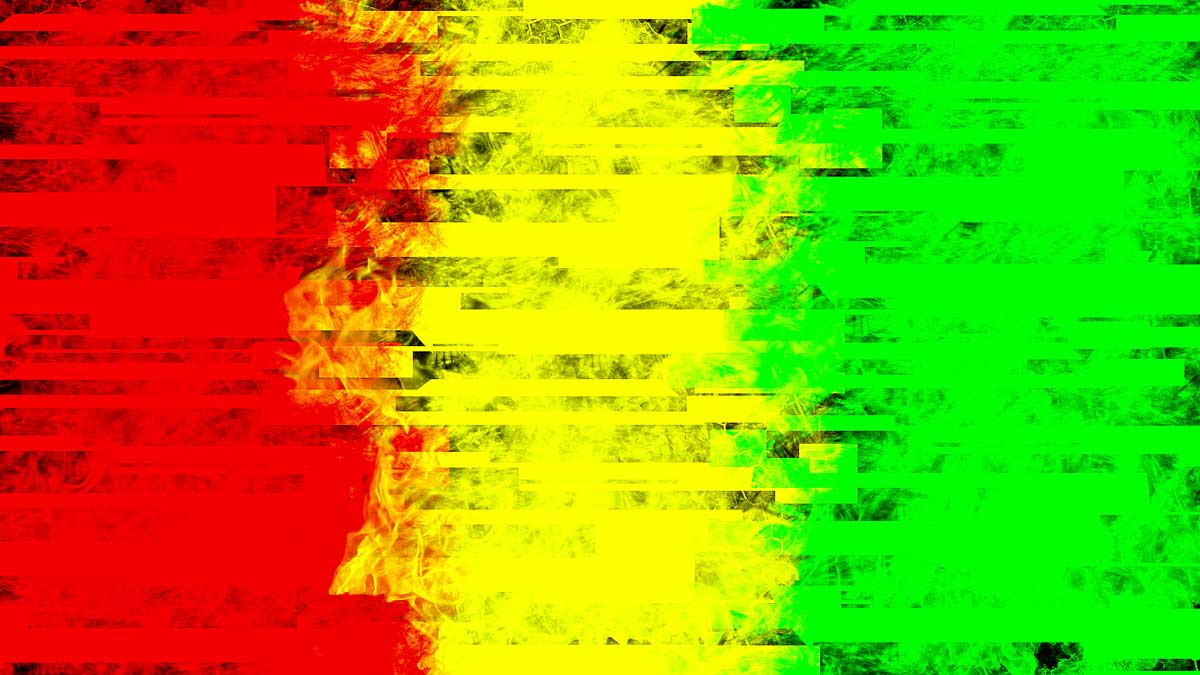 Jamaican Colors Background Jamaica Flag