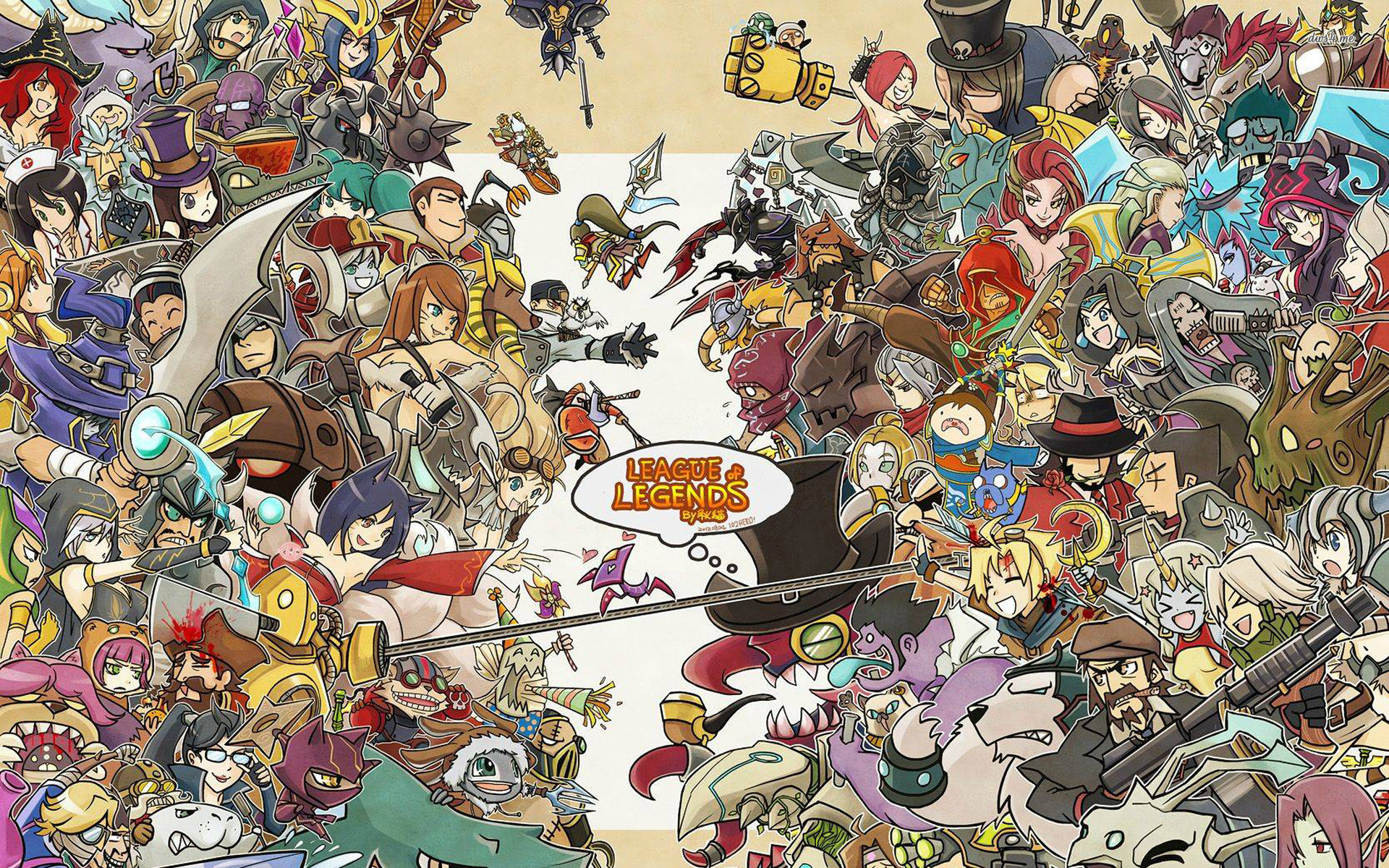 Anime League Of Legends Wallpaper