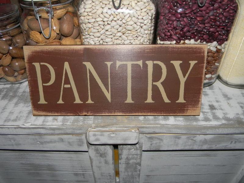 Primitive Pantry Wall Decor Country Home Signs
