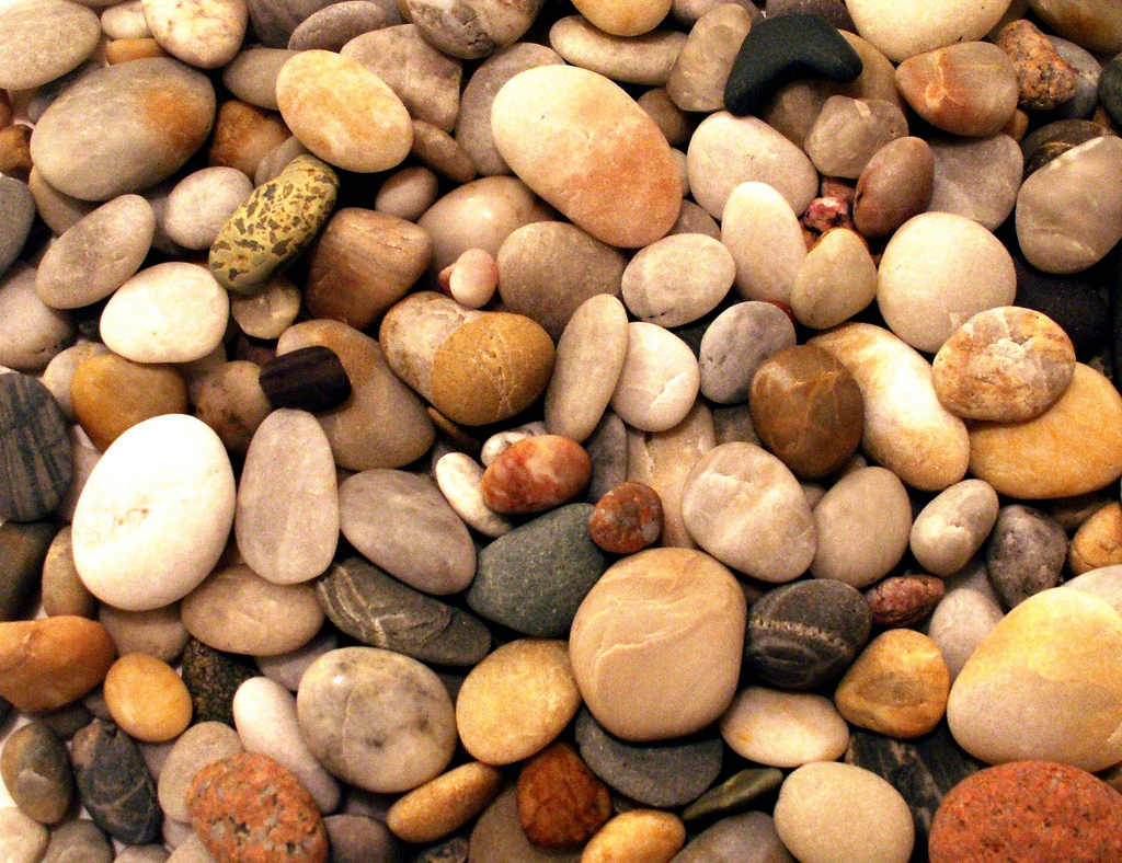 Nauset Beach Stones Wallpaper W