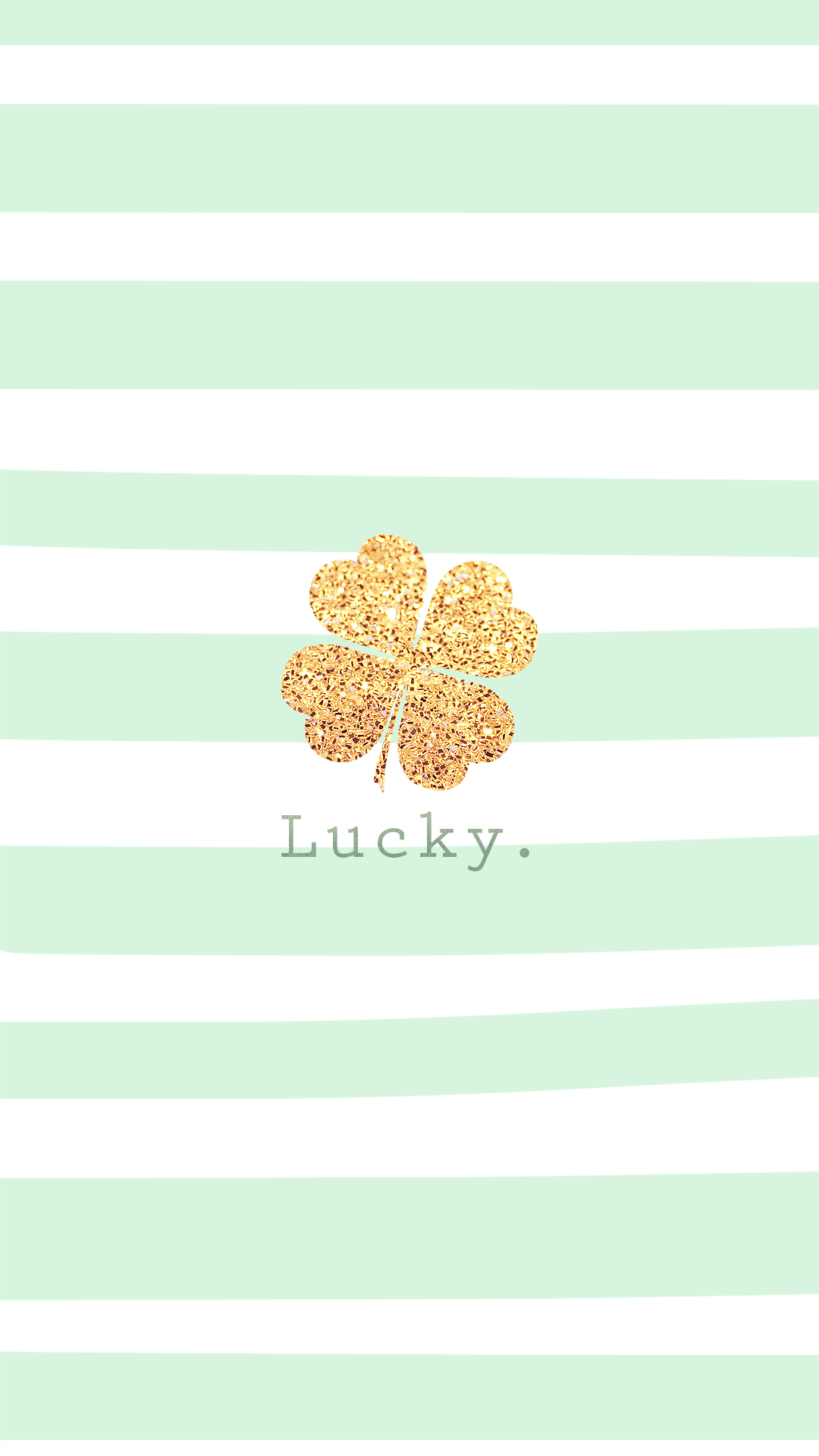 HD Phone Wallpaper Lucky Gold Glitter Four Leaf Clover By