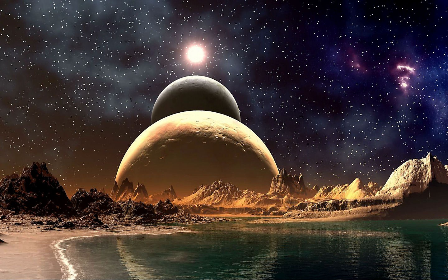  planets science fiction photomanipulations fresh new hd wallpaper best