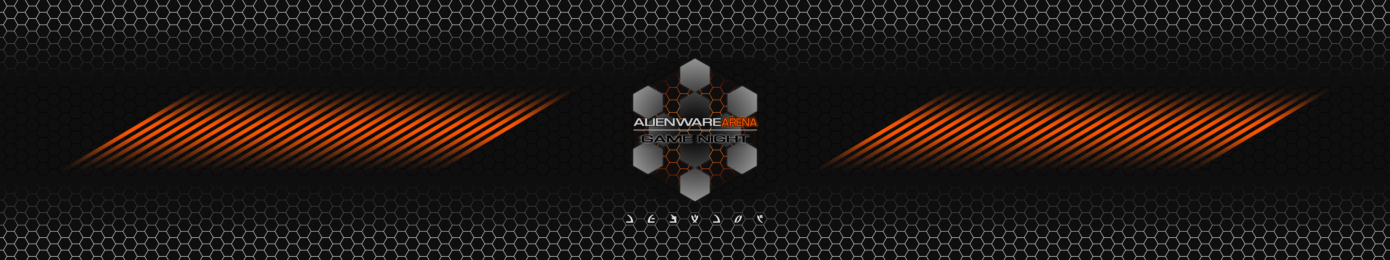 Hive Wallpaper White Blue And Black Orange Alienware Arena
