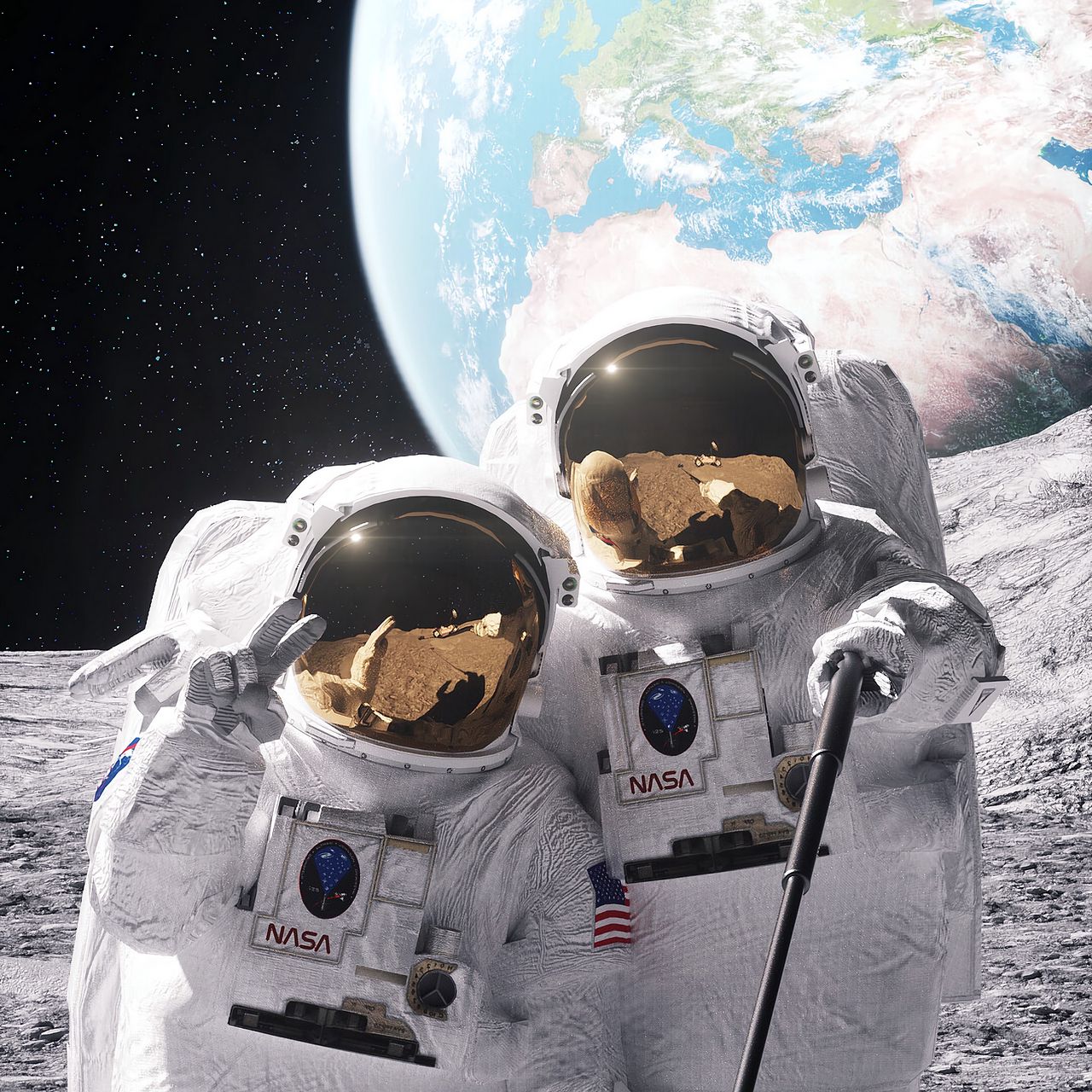 Wallpaper Astronauts Astronaut Spacesuit