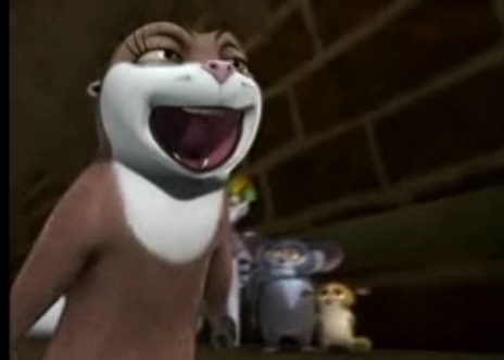 Marlene The Otter Image Has A Big Mouth Wallpaper