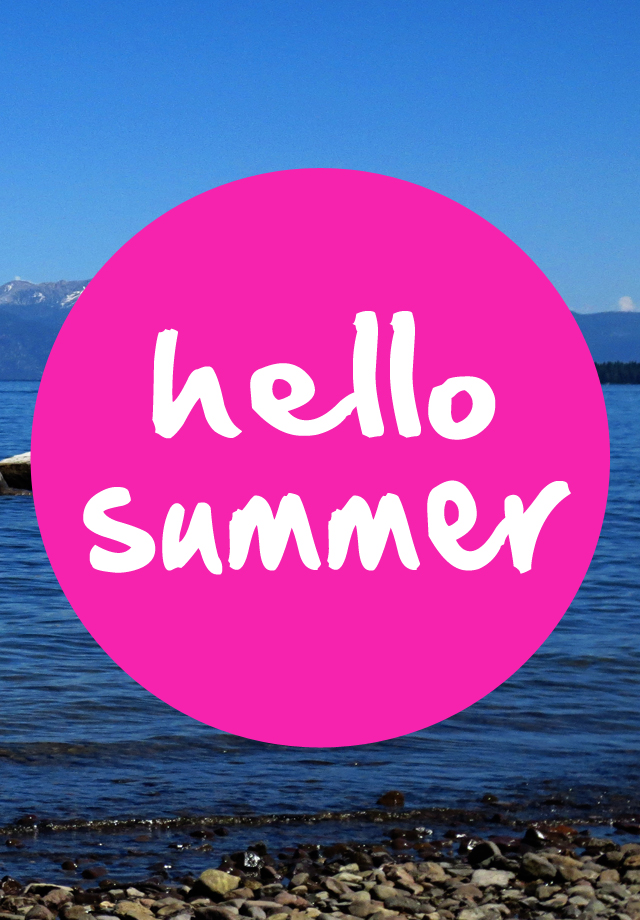 Hello Summer iPhonen Wallpaper