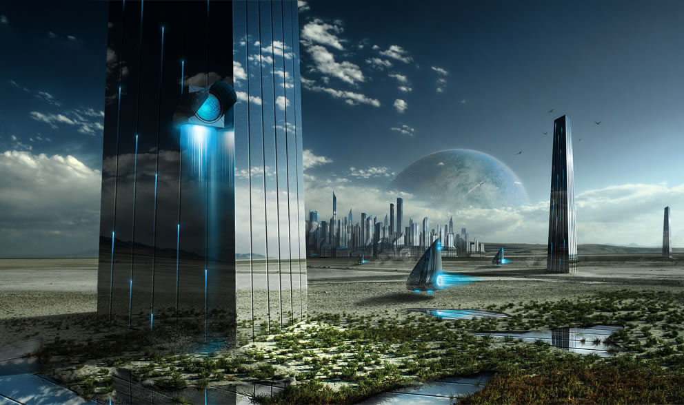 Future City 3d Concept Artcoolvibe Digital Art