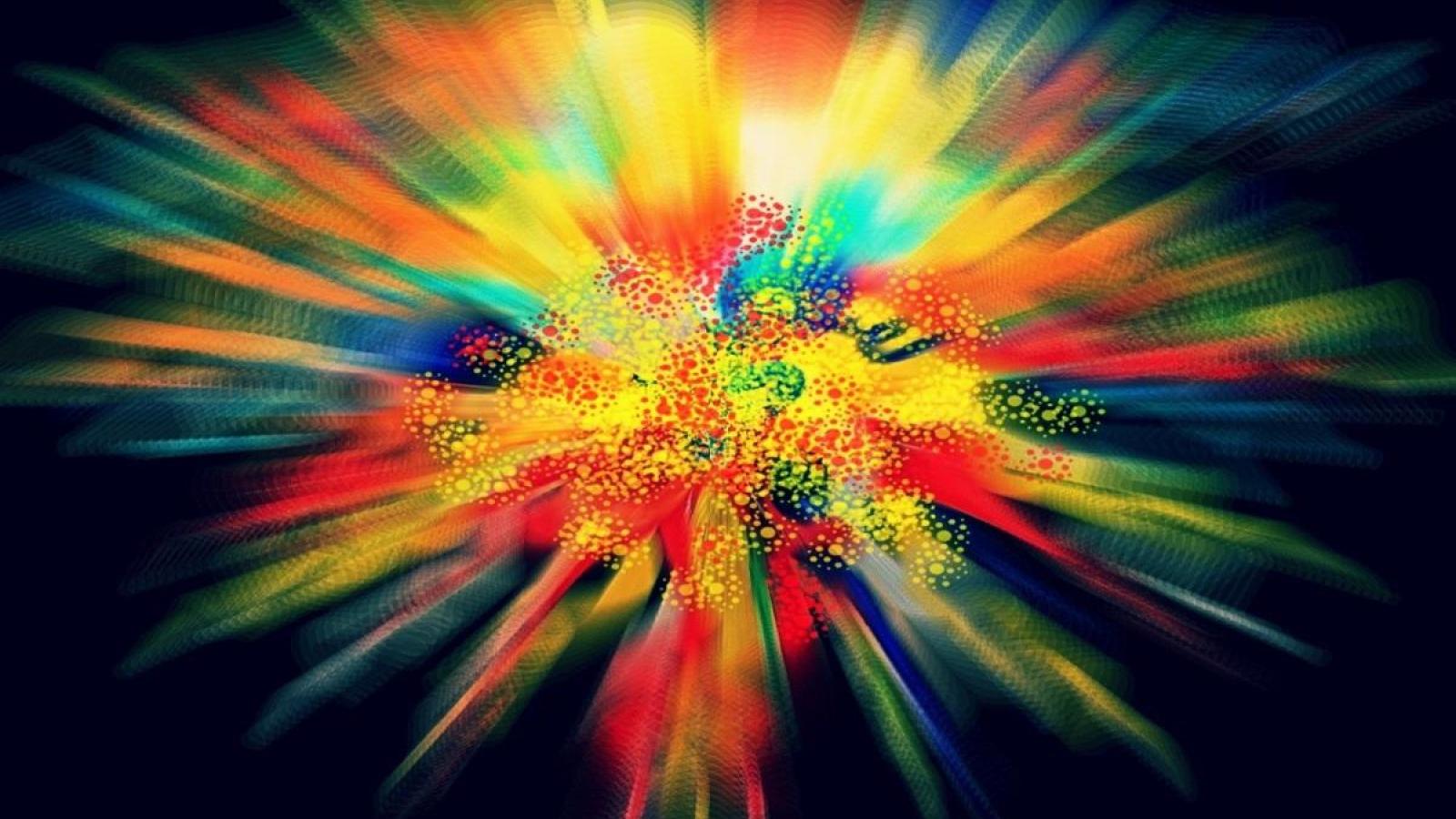 Color Explosion Fractal Hq Wallpaper