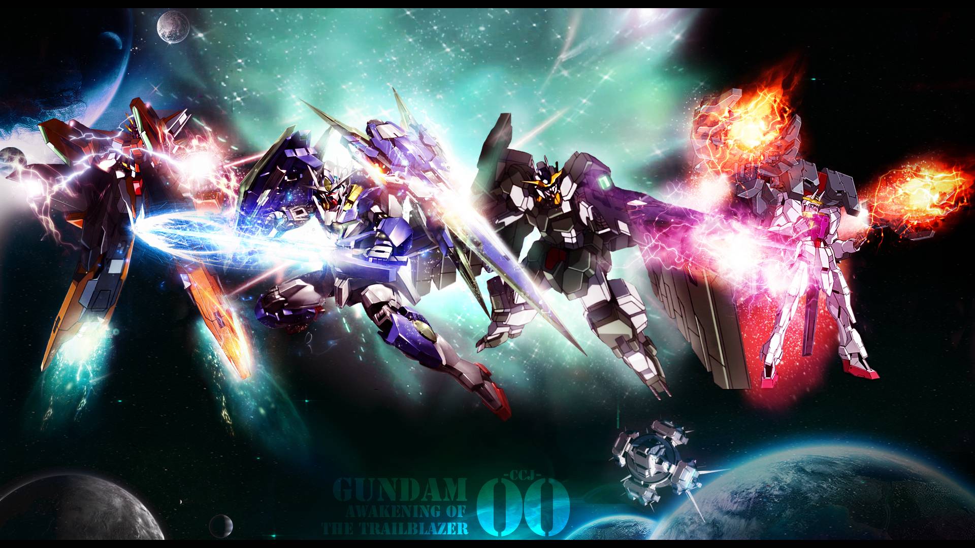 awakening of the trailblazer   Gundam 00 Wallpaper