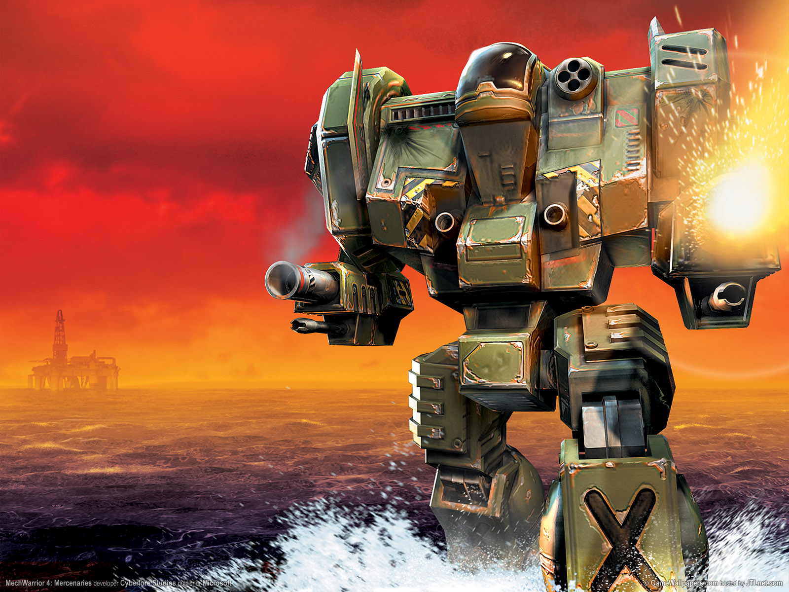 Mechwarrior Wallpaper Stock Photos