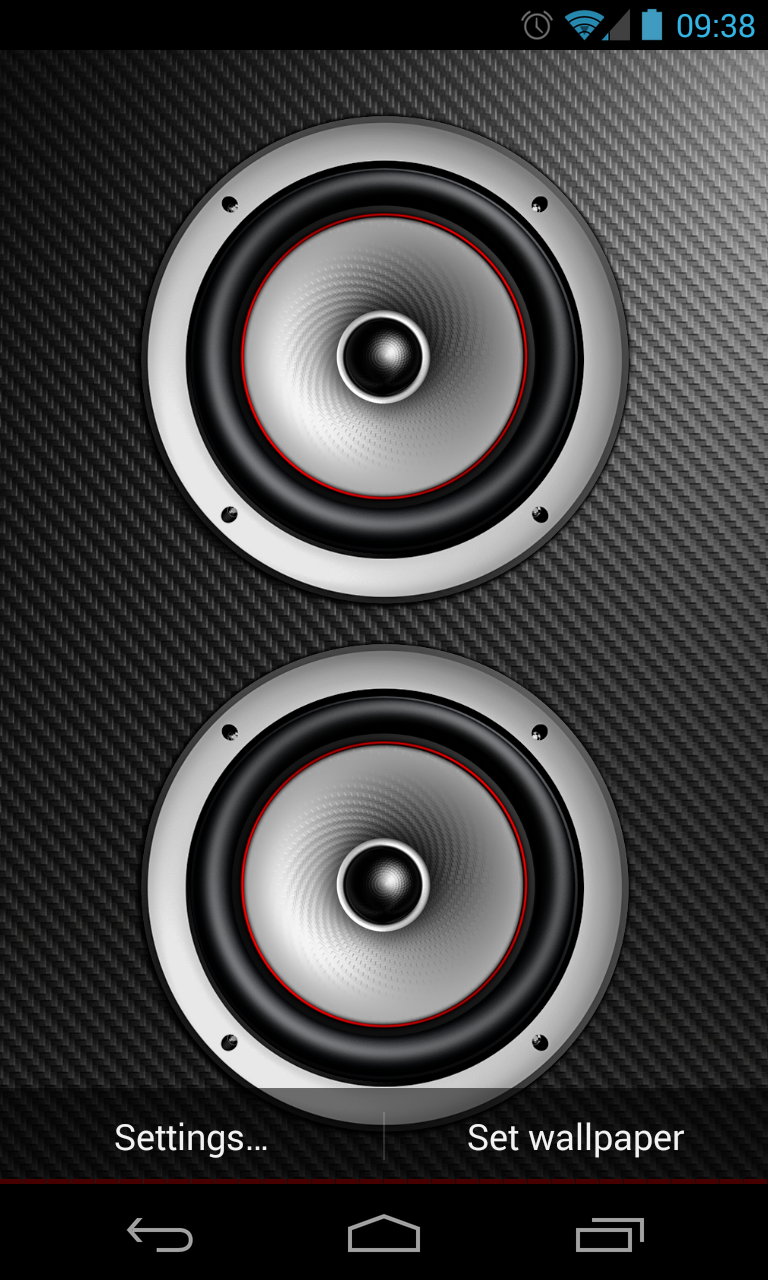 Screen Speaker Music Wallpaper Dual Speakers Androidtapp