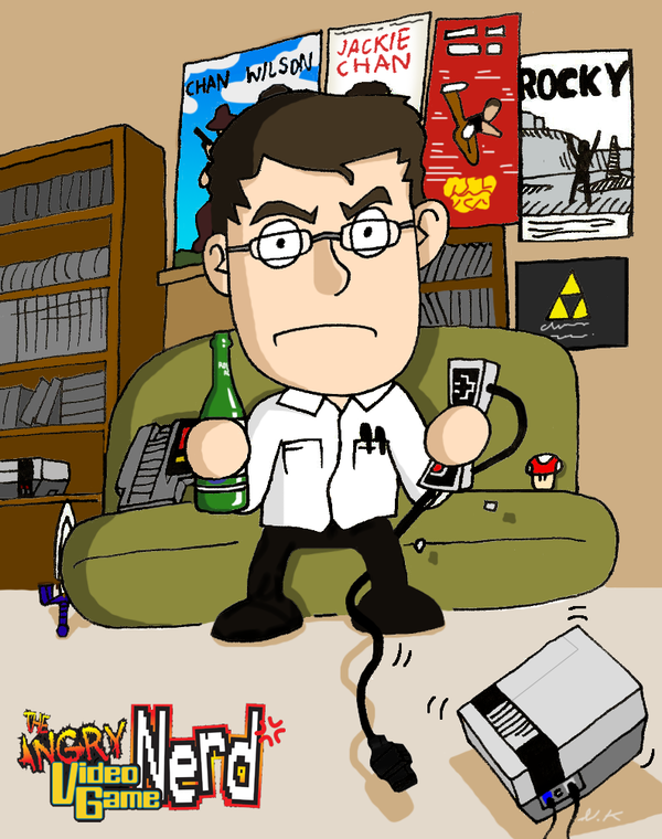 The Angry Video Game Nerd By Fatlittlenick