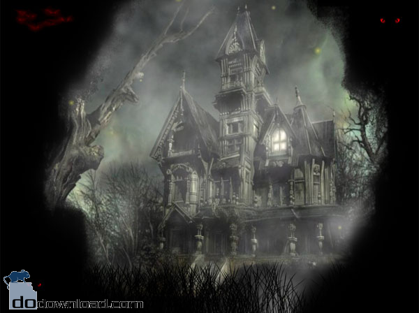 Halloween Mansion Animated Wallpaper Image The Scary Desktop