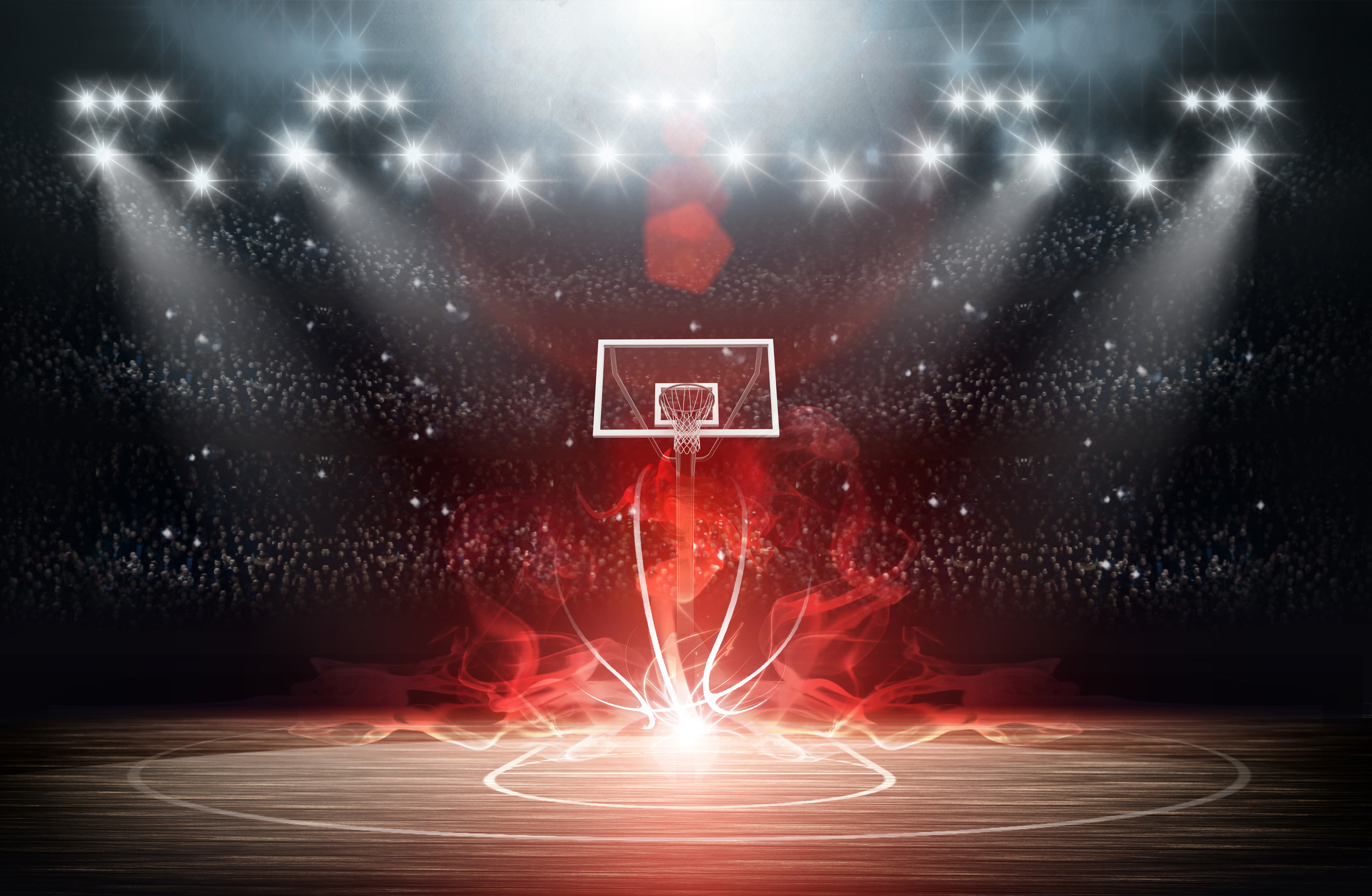 4k Ultra HD Basketball Court Wallpaper