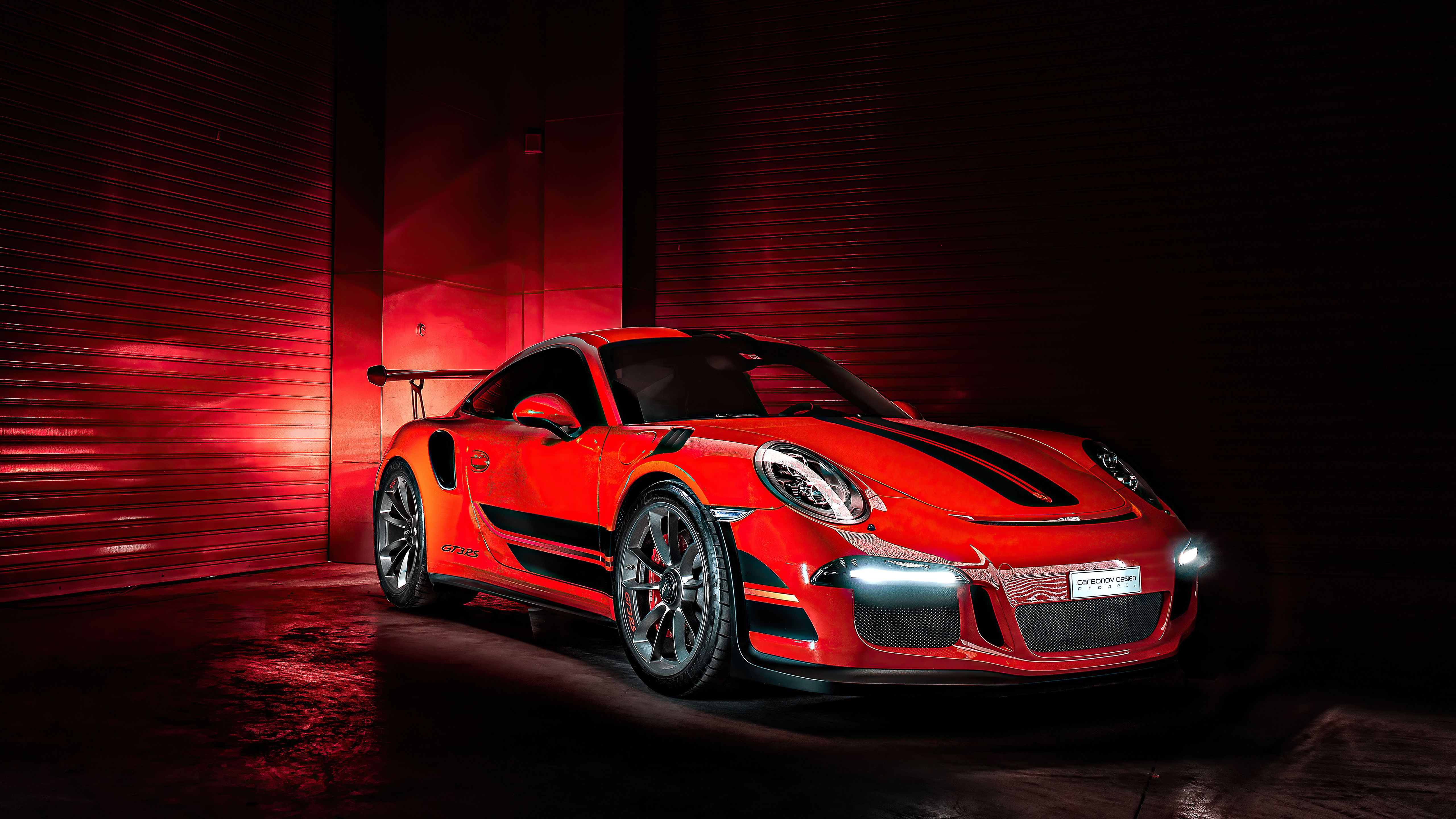 Porsche Gt3rs Red 4k Wallpaper Car