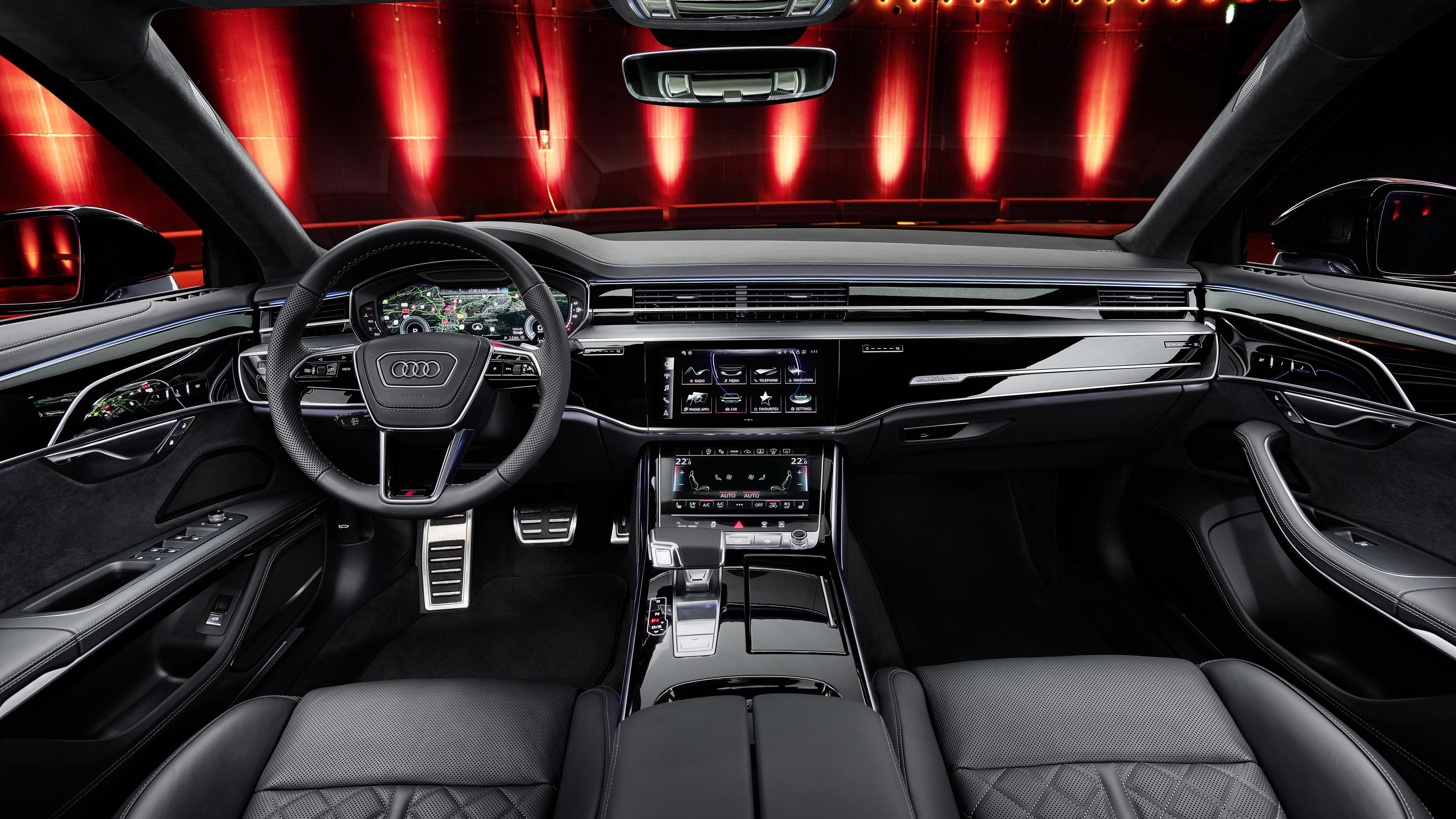 Audi A8 Quattro S Line 4k Interior Wallpaper HD Car