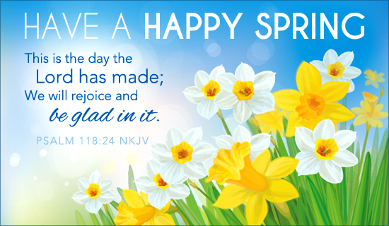 Have A Happy Spring Ecard Email Personalized