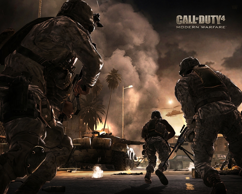 Bomb Guns Cod4 Modern Warfare Under Fire Video Games God Of War HD