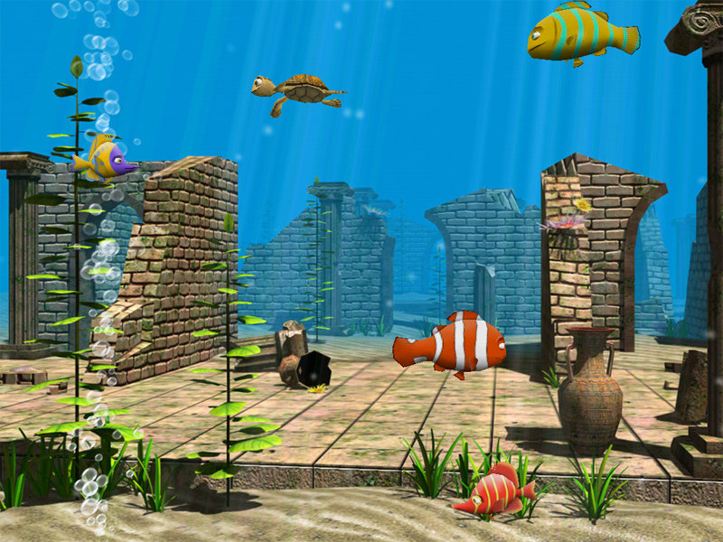 Funny Fish Fantastic 3d Screensaver