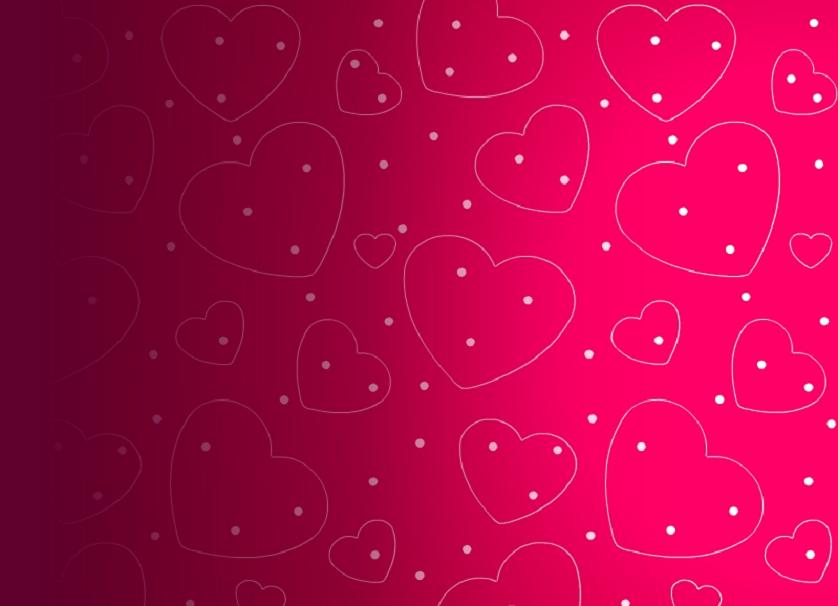 Nice Valentine Hearts Wallpaper Background