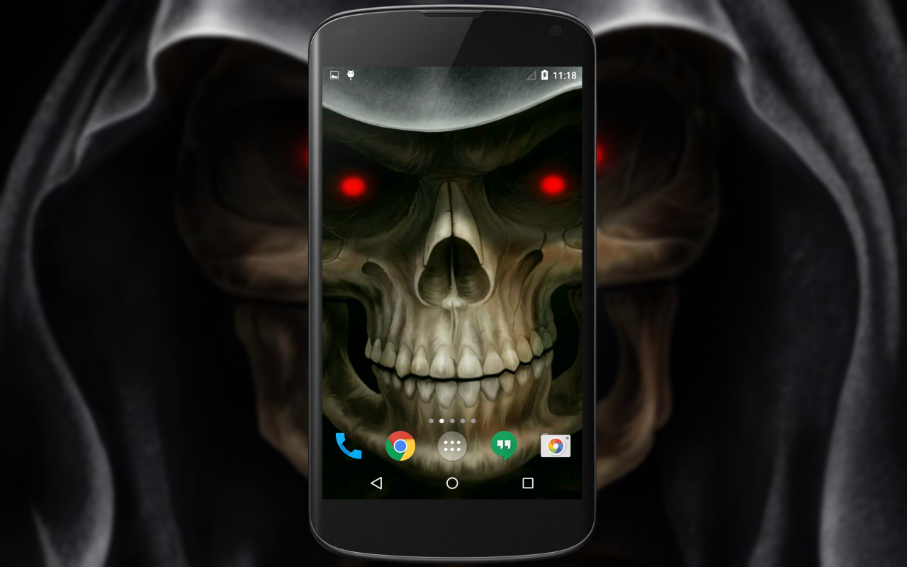 Skull 3d Live Wallpaper Android Apps On Google Play