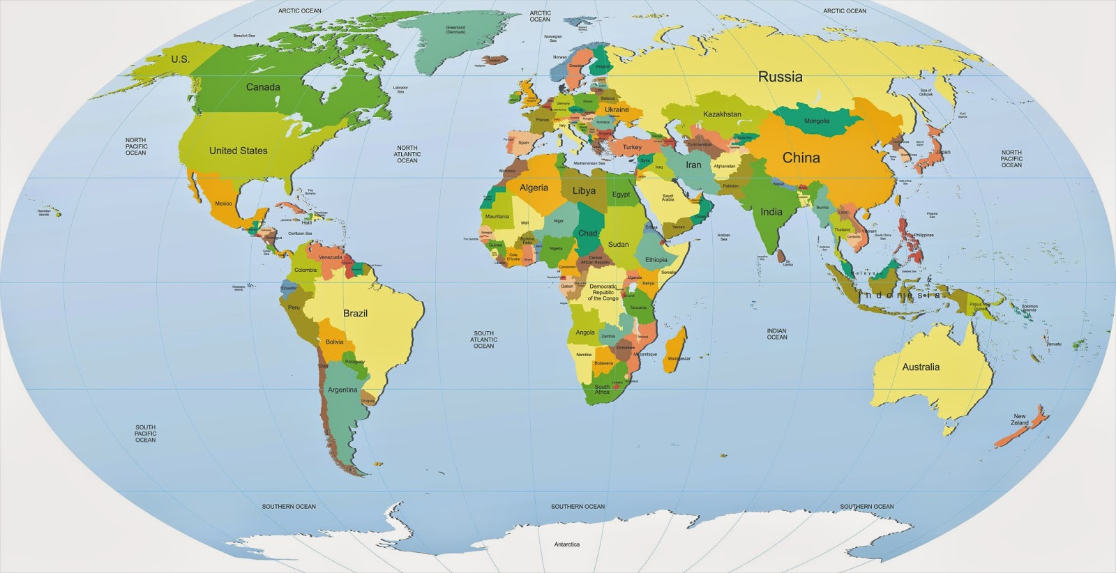 World Map Wallpaper Desktop HD