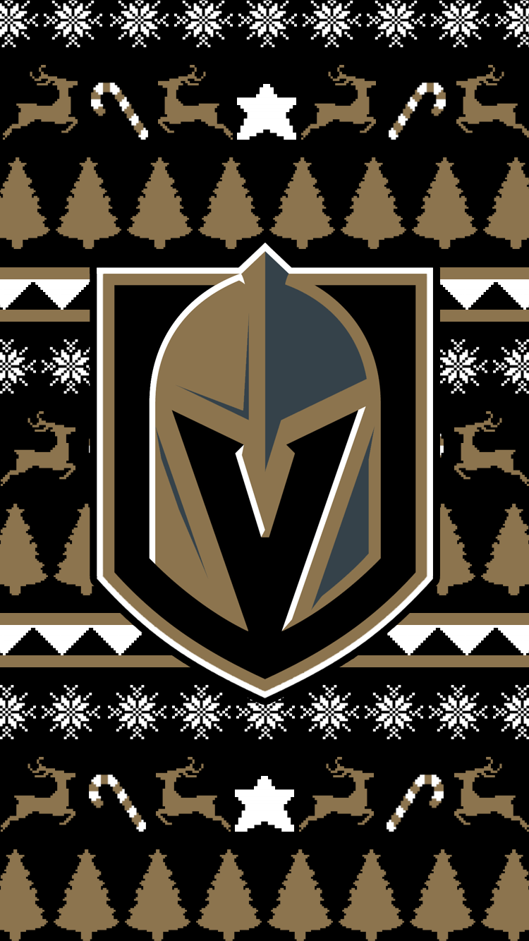 Vegas Golden Knights Wallpaper Ugly Christmas Sweater Inspired