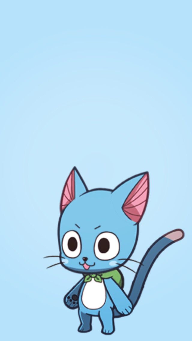 Fairytail Happy Happycat Cat Chibi Anime Animewallpaper