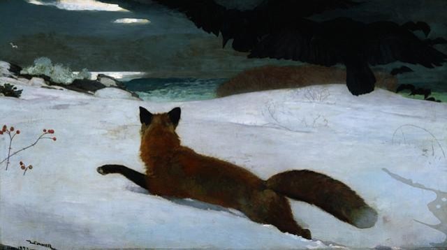 Fine Art Murals The Fox Hunt By Winslow Homer Inches W X