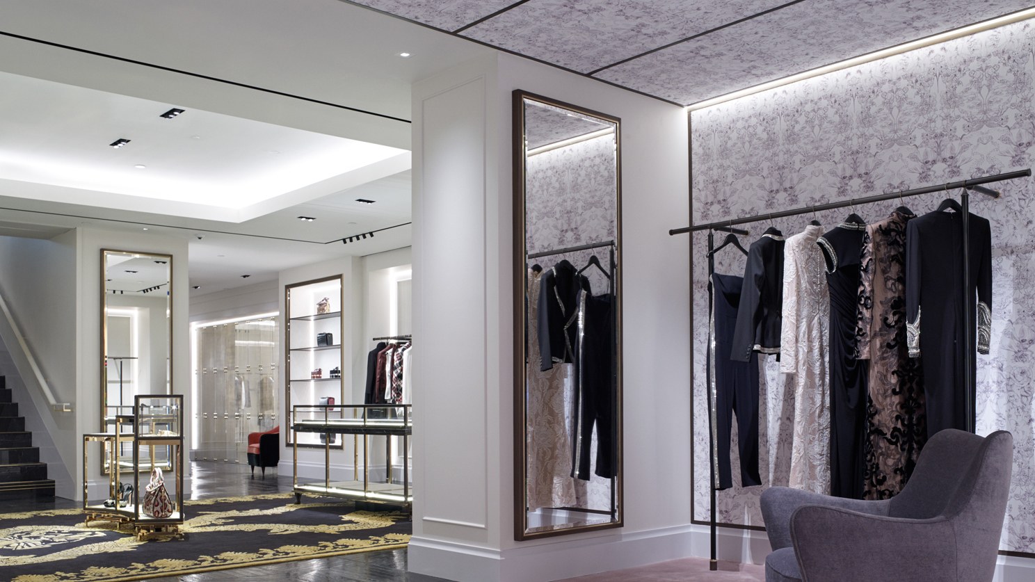  Wallpaper Prints Inspired by the New McQueen Flagship in