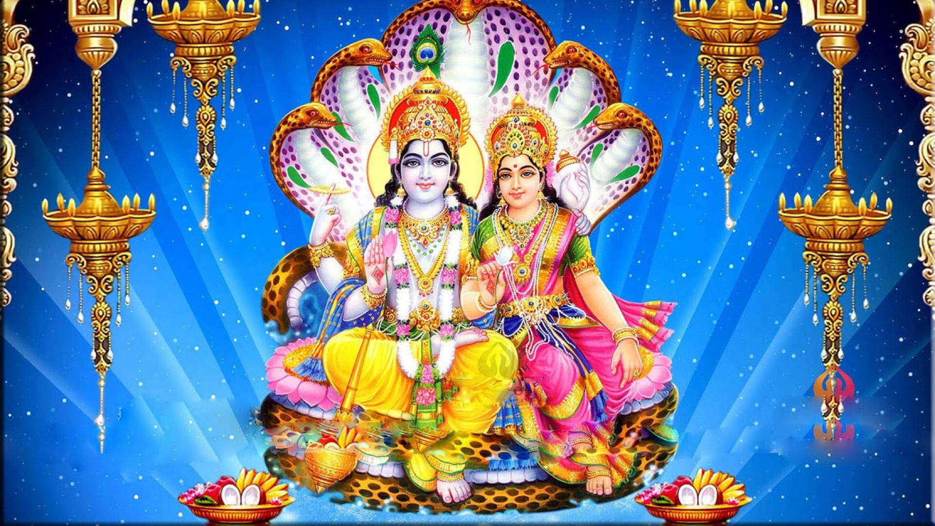 Goddess Lakshmi HD Wallpaper