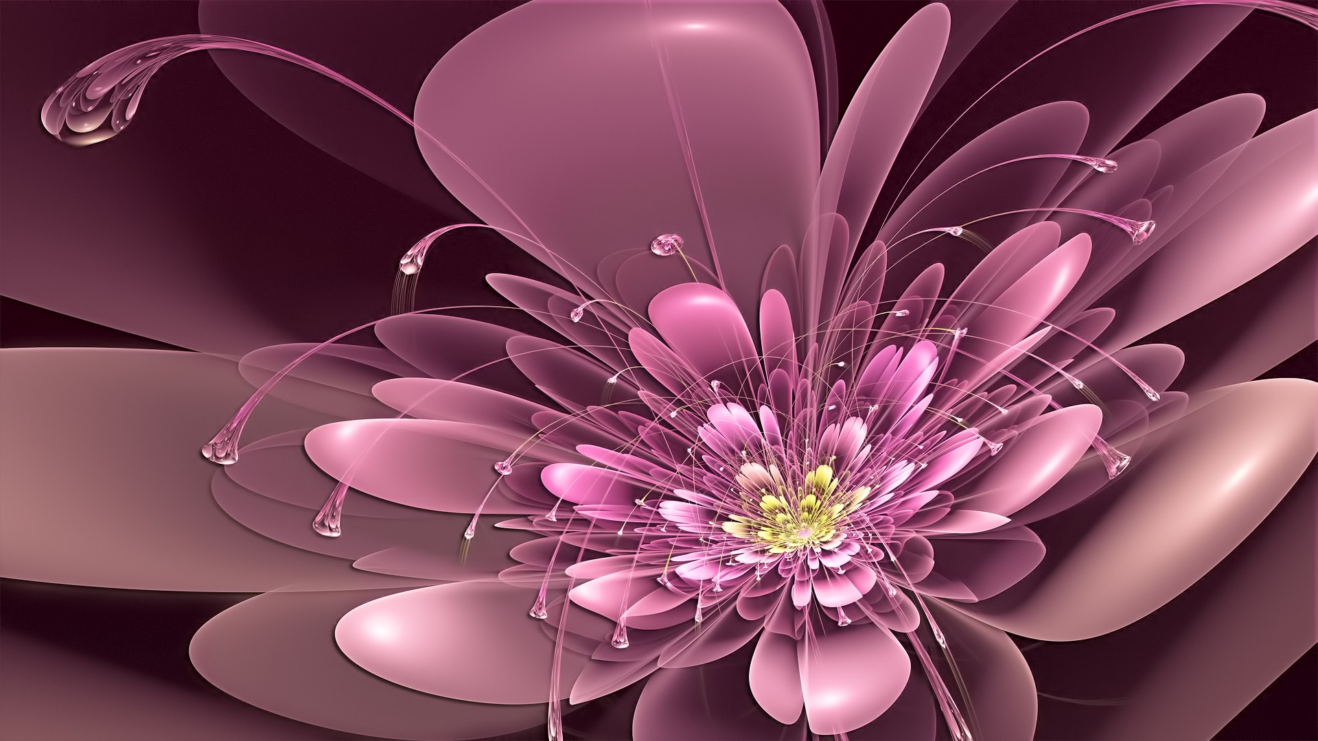 Abstract Flowers Wallpaper Sf