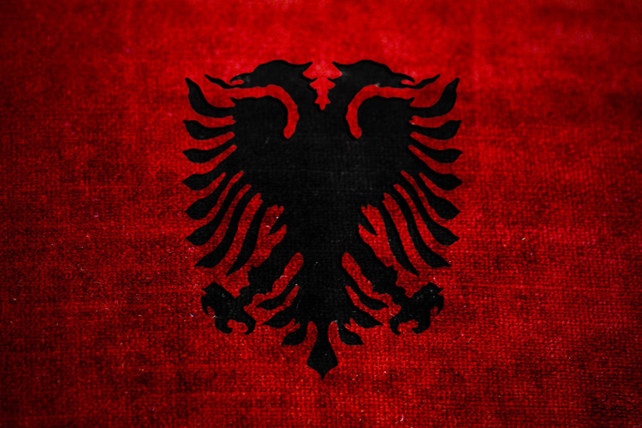 Albanian Flag By Redvenger