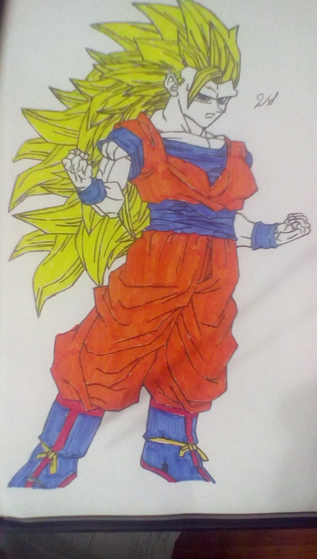 Ssj3 Goku By Mlgartwarrior