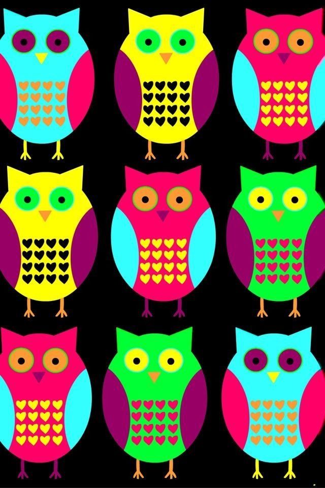 More Owls iPhone Wallpaper