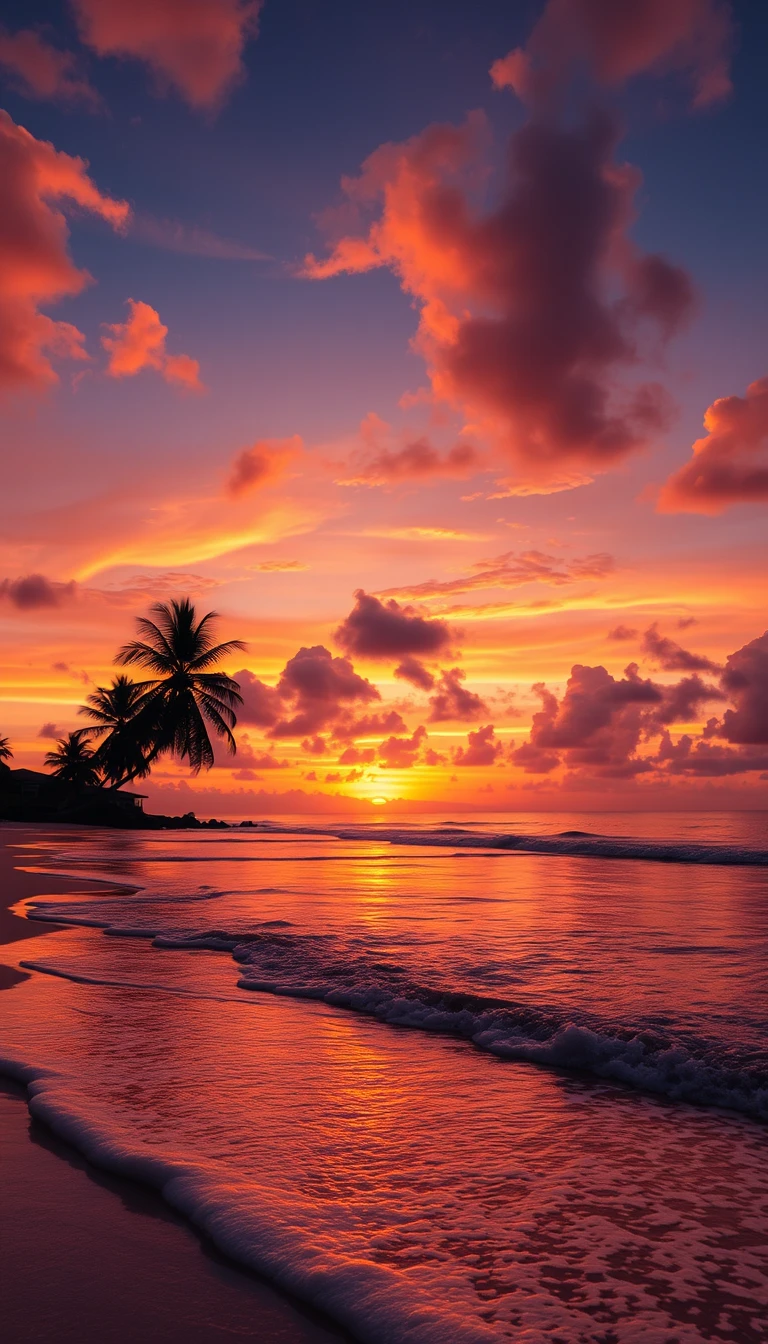 Sunset Beach Wallpaper
