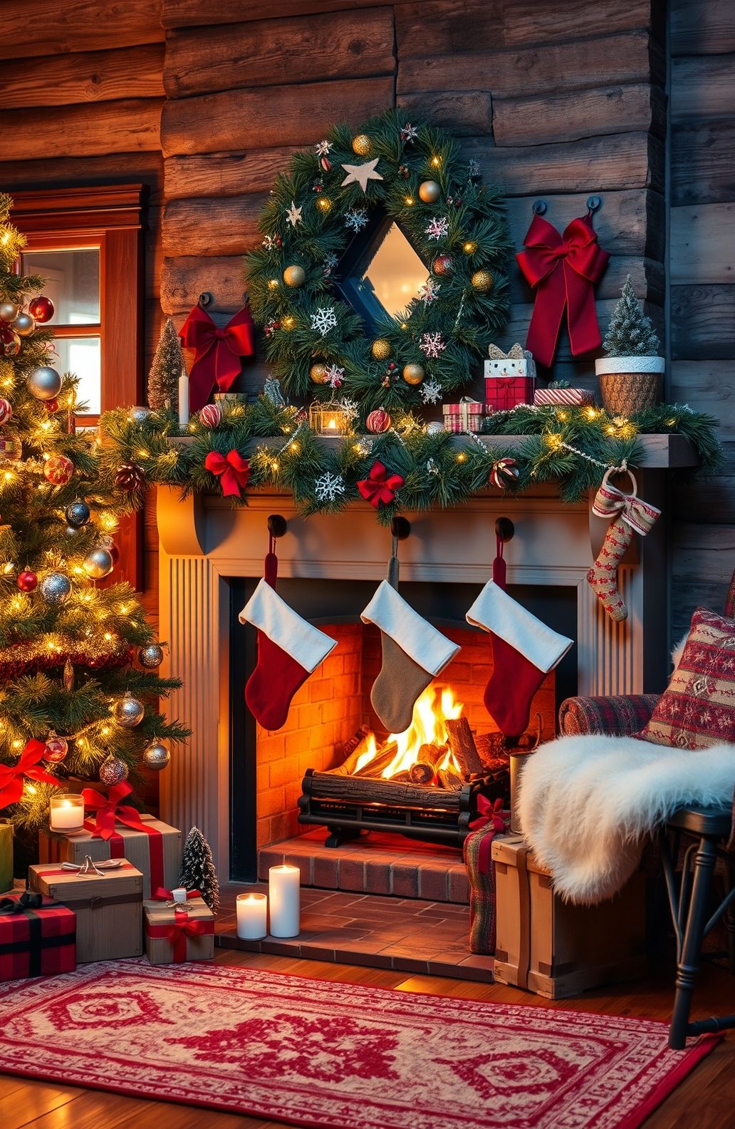 Old Fashioned Christmas Wallpaper