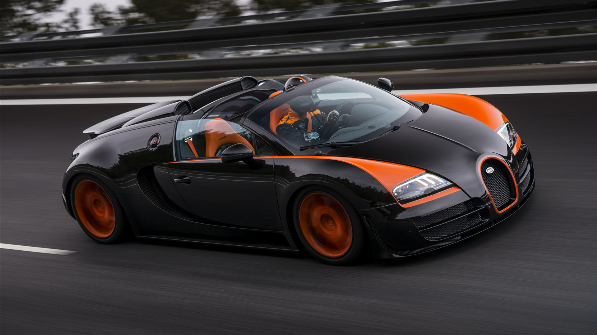 Bugatti Veyron Grand Sport Vitesse Wallpaper HD Car