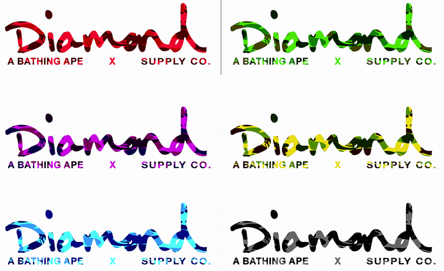 Diamond Supply Co Wallpaper A bathing ape x diamond supply