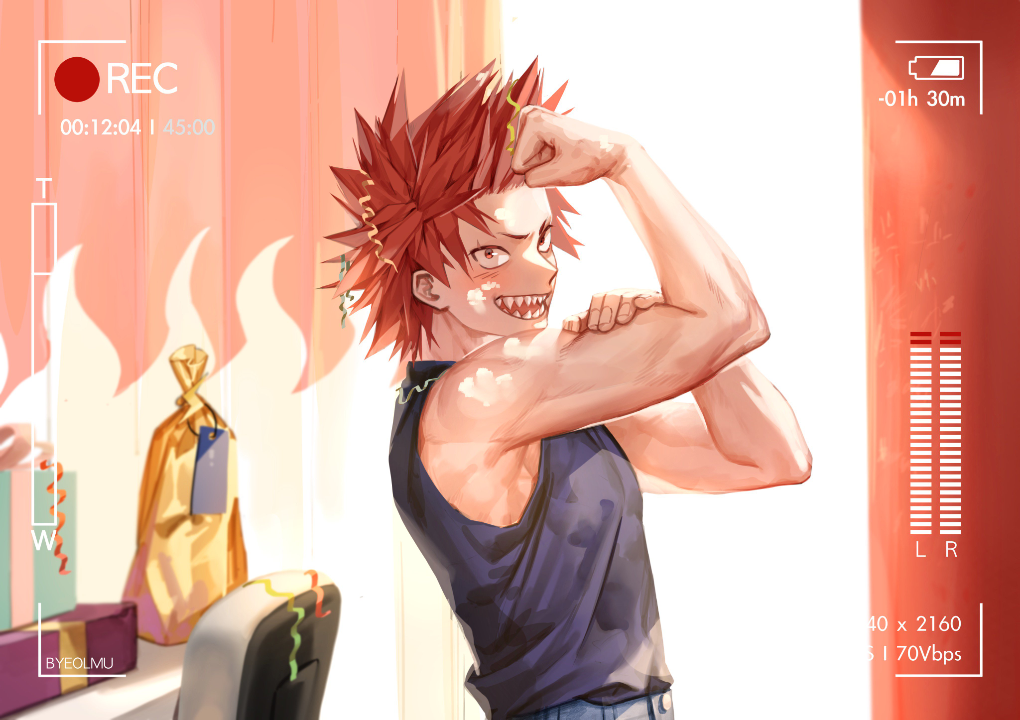 Kirishima Eijirou Boku No Hero Academia Zerochan Anime Image Board