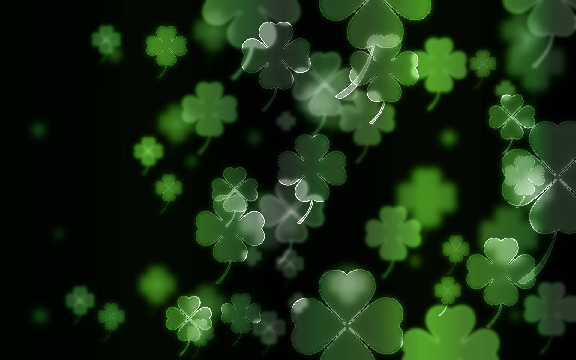 Irish Clover Gradient Art Tk5mjz833prvynhx Wallpaper