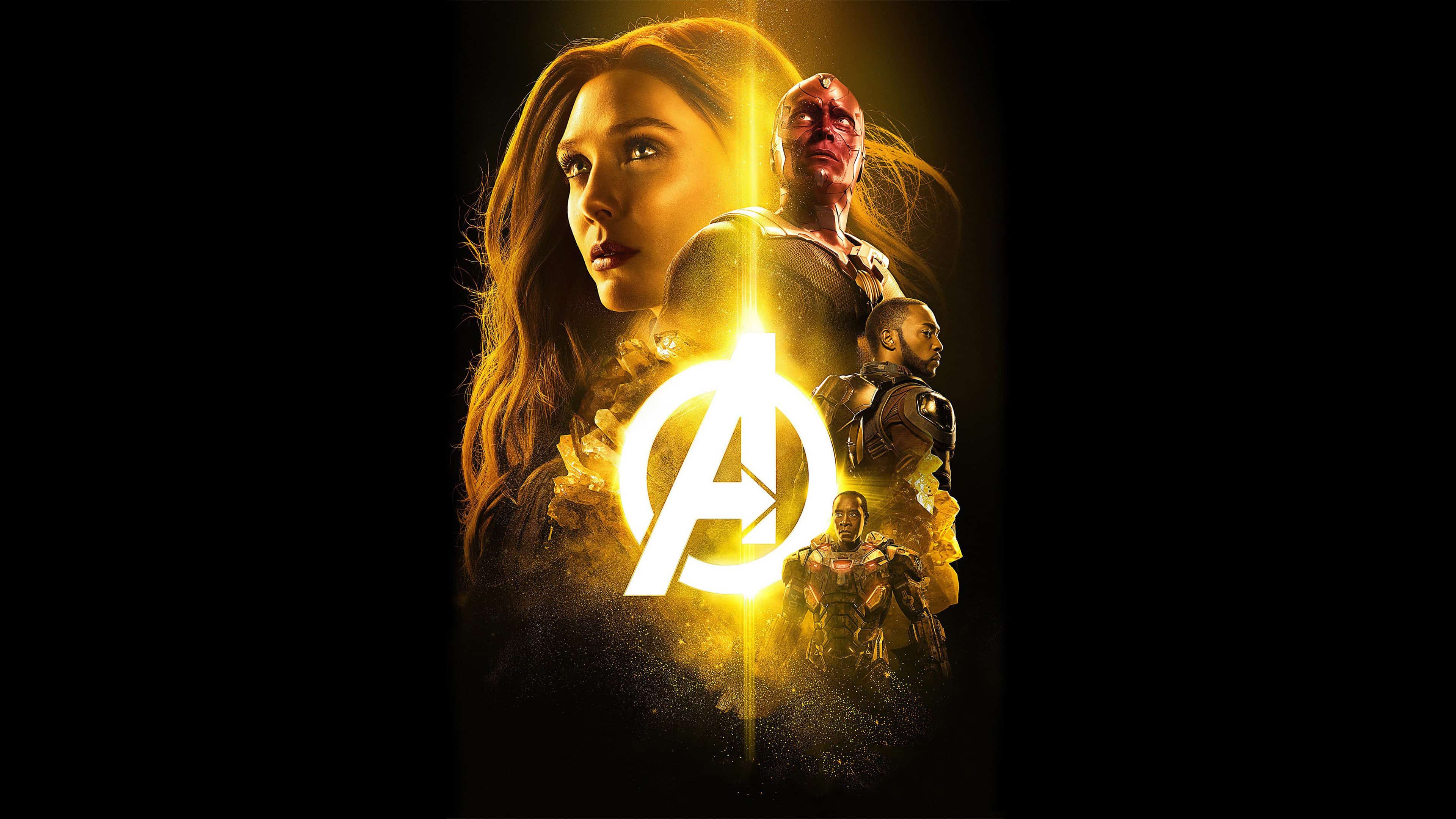 Avengers Infinity War The Mind Stone Poster UHD 4k Wallpaper