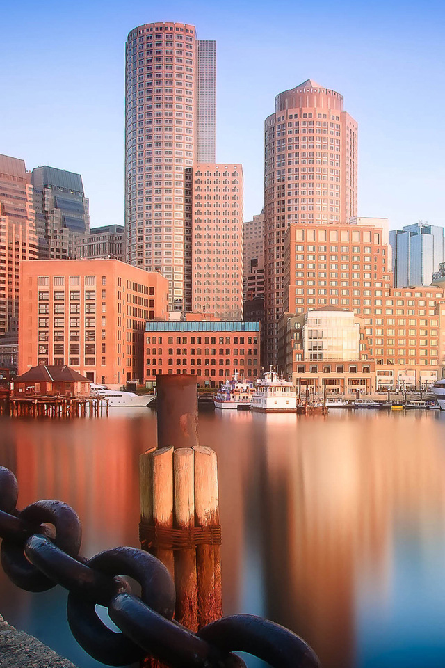Boston City iPhone Wallpaper Background And